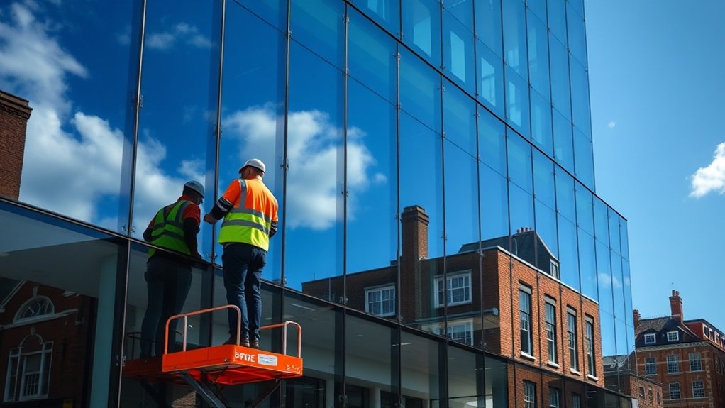 Commercial Glazing Hatch End