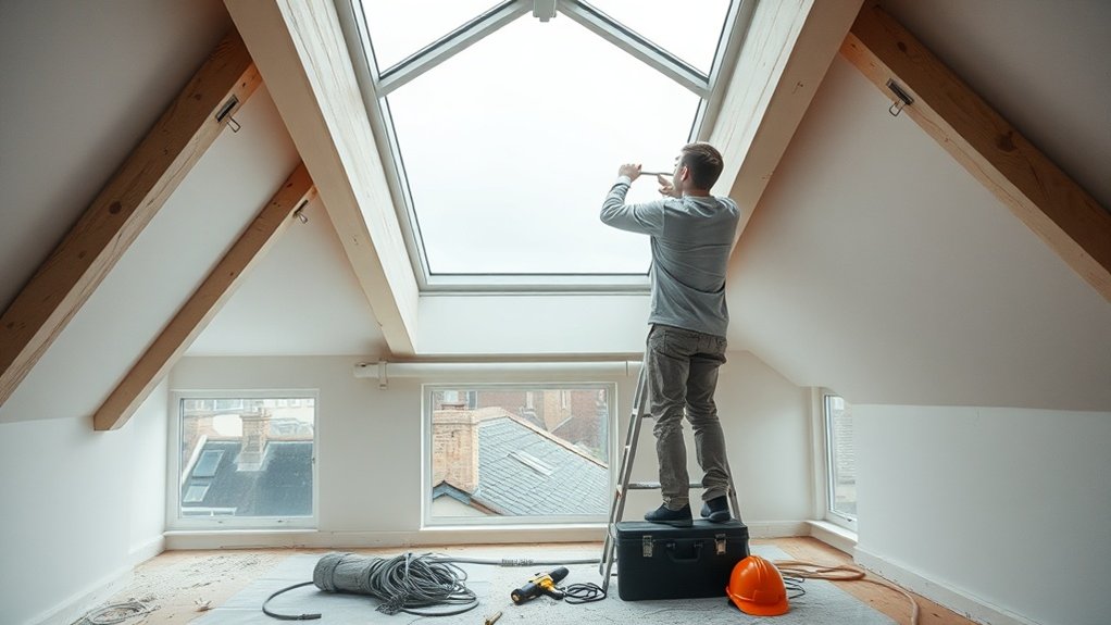 Electric Skylight Installation Pinner