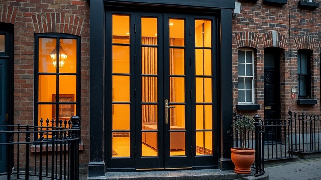 Glass Panel Doors Pinner