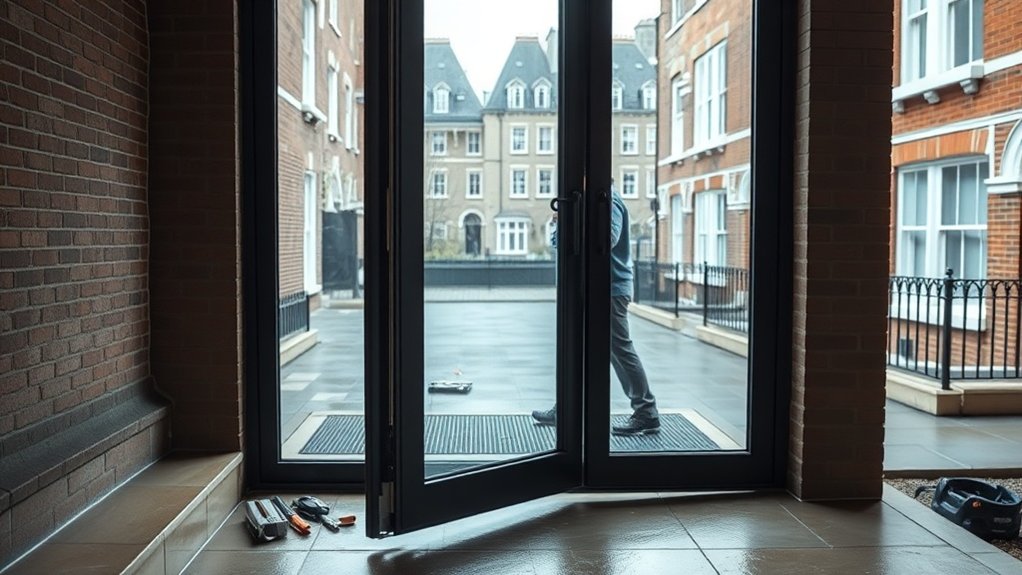 Pivot Door Installation Pinner