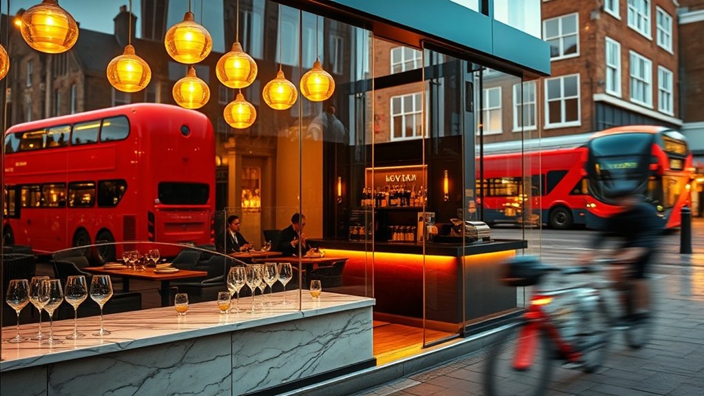 Restaurant Glazing Pinner