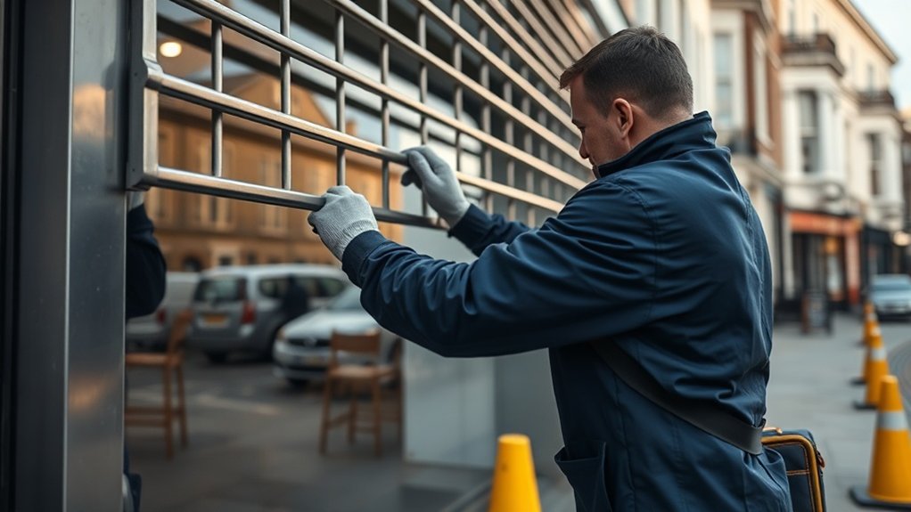 Security Grille Installation Pinner