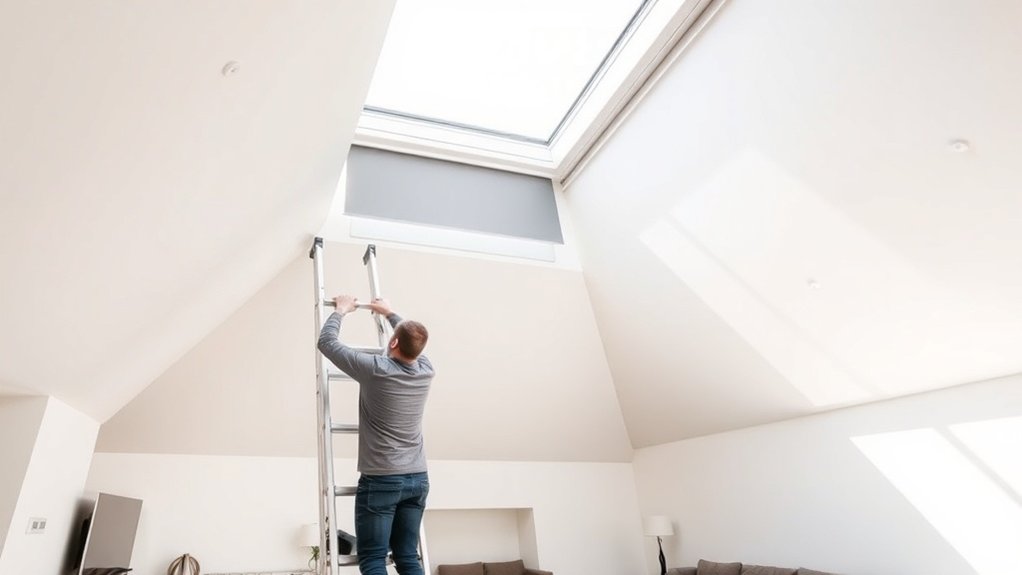 Skylight Blinds Installation Pinner
